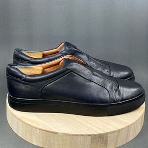 ZANZARA blue/black leather sneaker Oxford shoes mens size 8.5